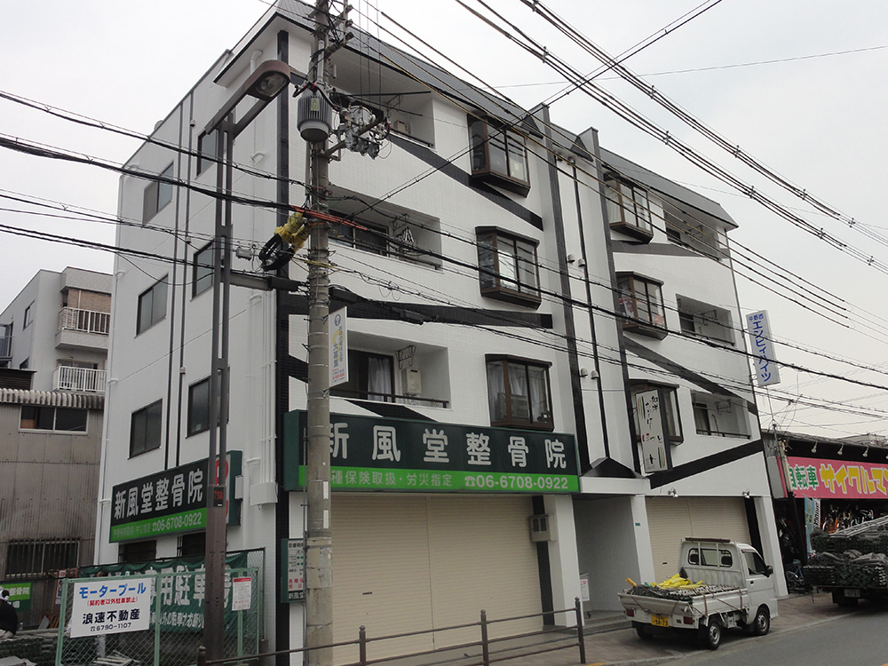 大阪府　マンション　外壁防水改修工事