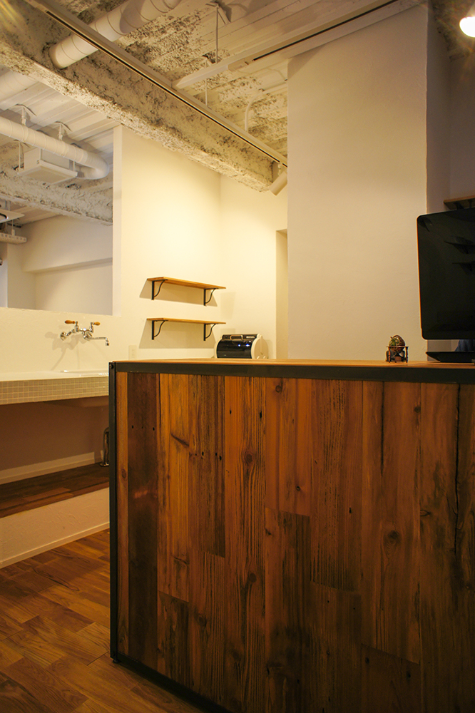 大阪府　美容院　新装工事