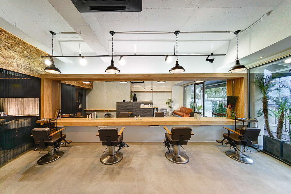 大阪府　美容院　新装工事