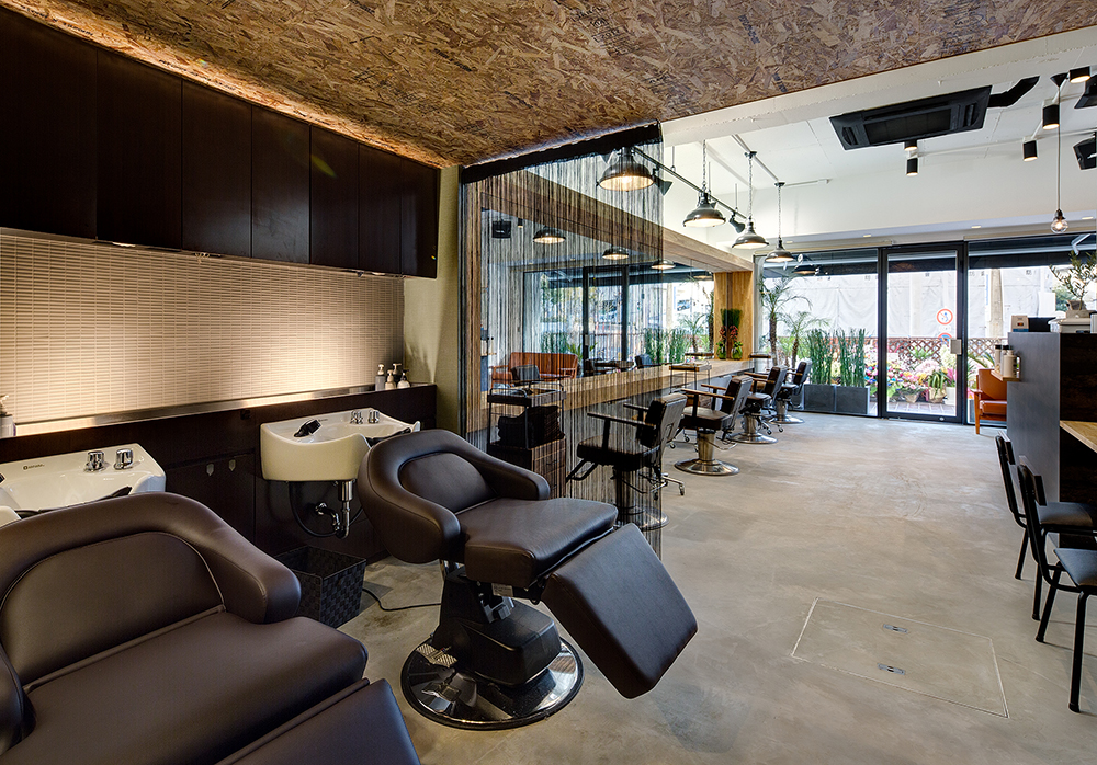 大阪府　美容院　新装工事