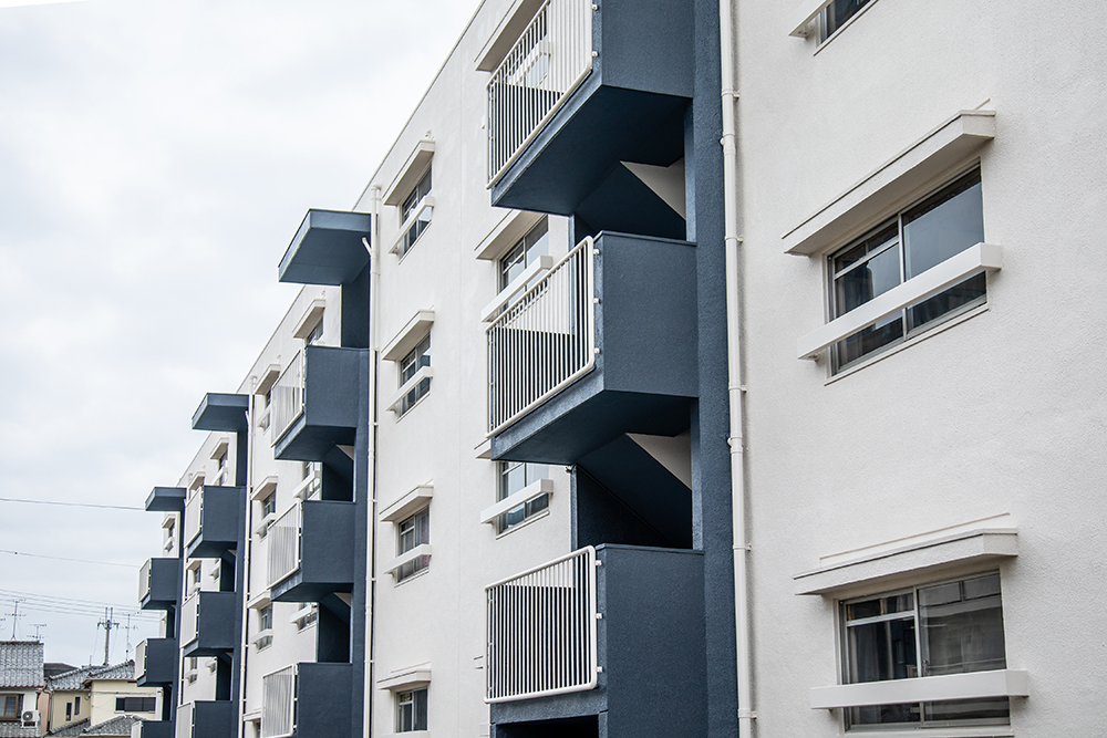 奈良県　マンション４棟イメージアップ工事