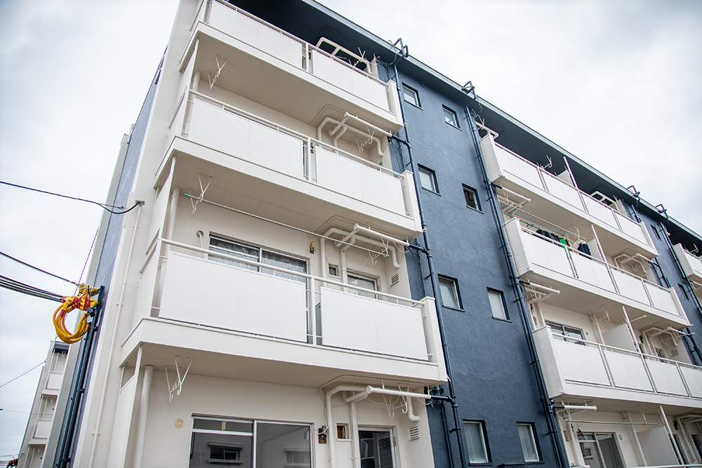 奈良県　マンション４棟イメージアップ工事