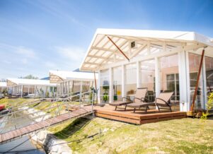 滋賀県　大型グランピング施設　新装工事