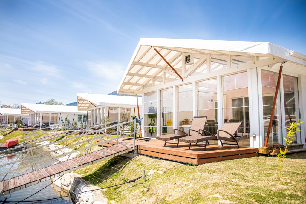 滋賀県　大型グランピング施設　新装工事