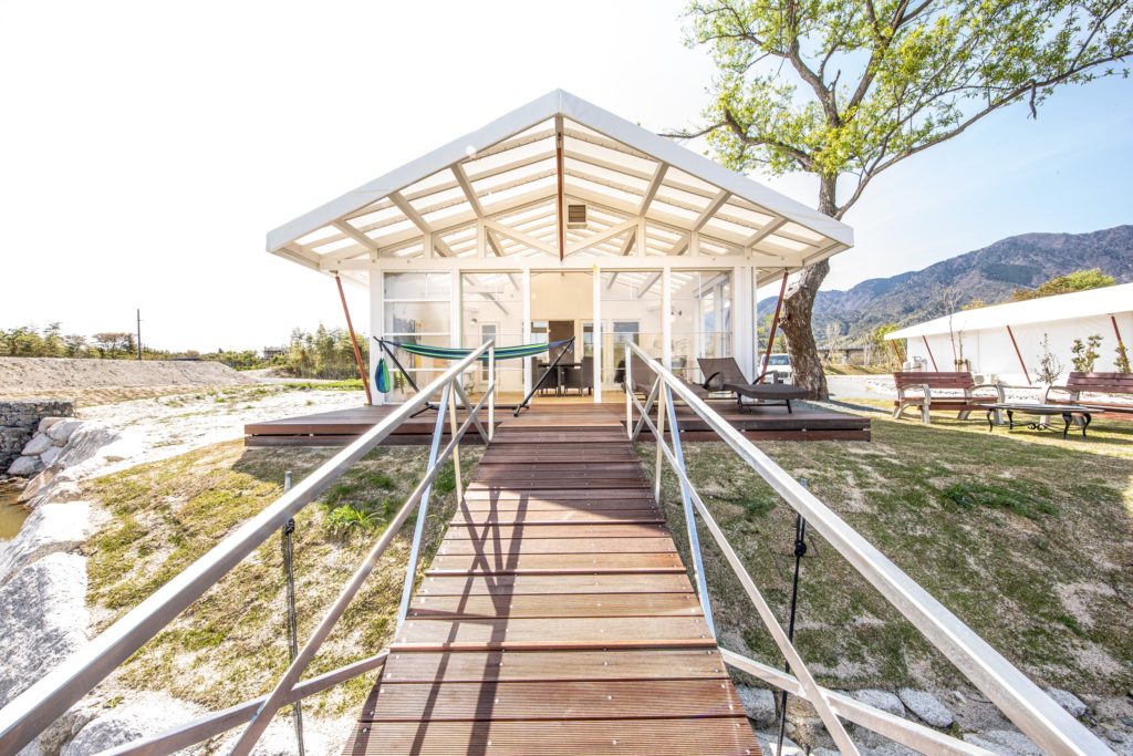 滋賀県　大型グランピング施設　新装工事