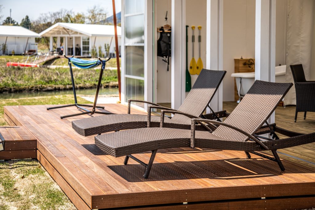 滋賀県　大型グランピング施設　新装工事