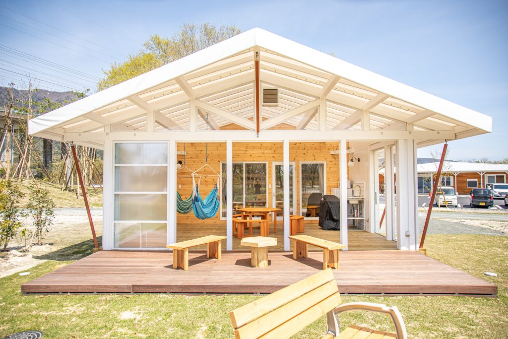 滋賀県　大型グランピング施設　新装工事