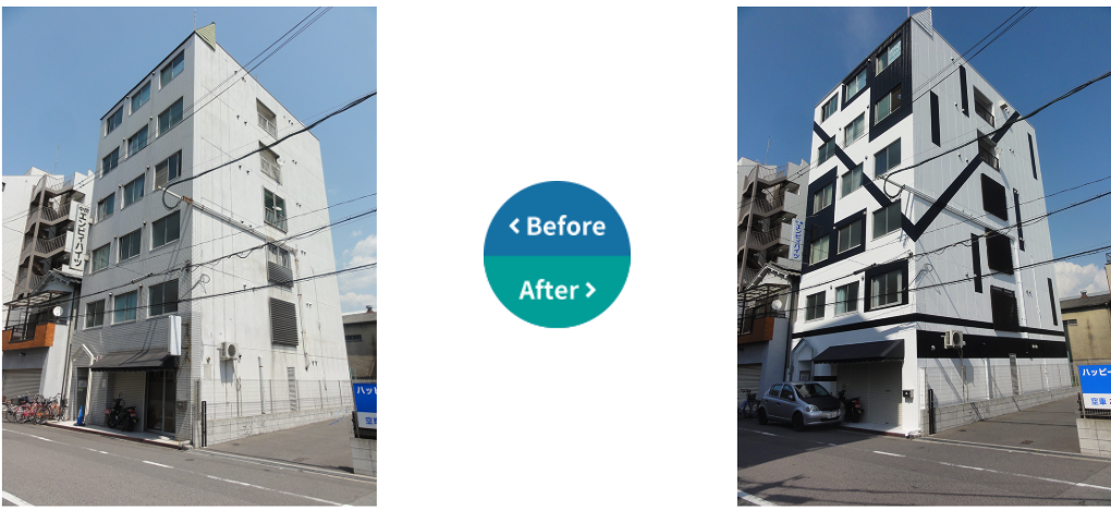 大阪府　マンション　外壁防水改修工事