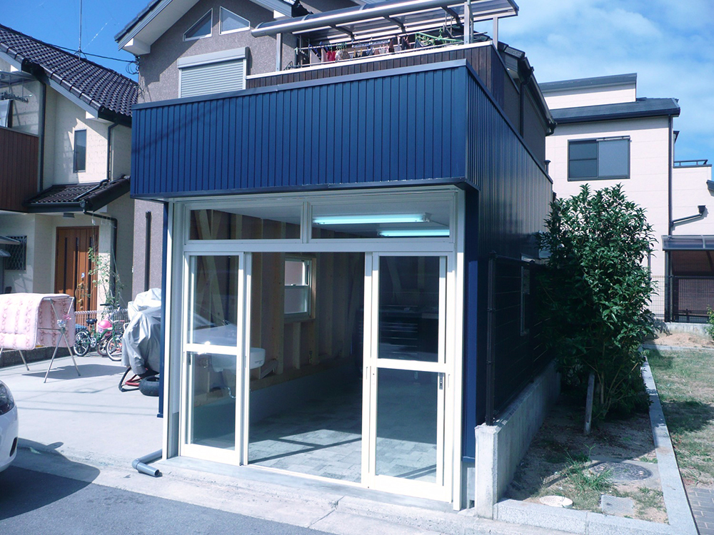 大阪府　趣味小屋　増築工事