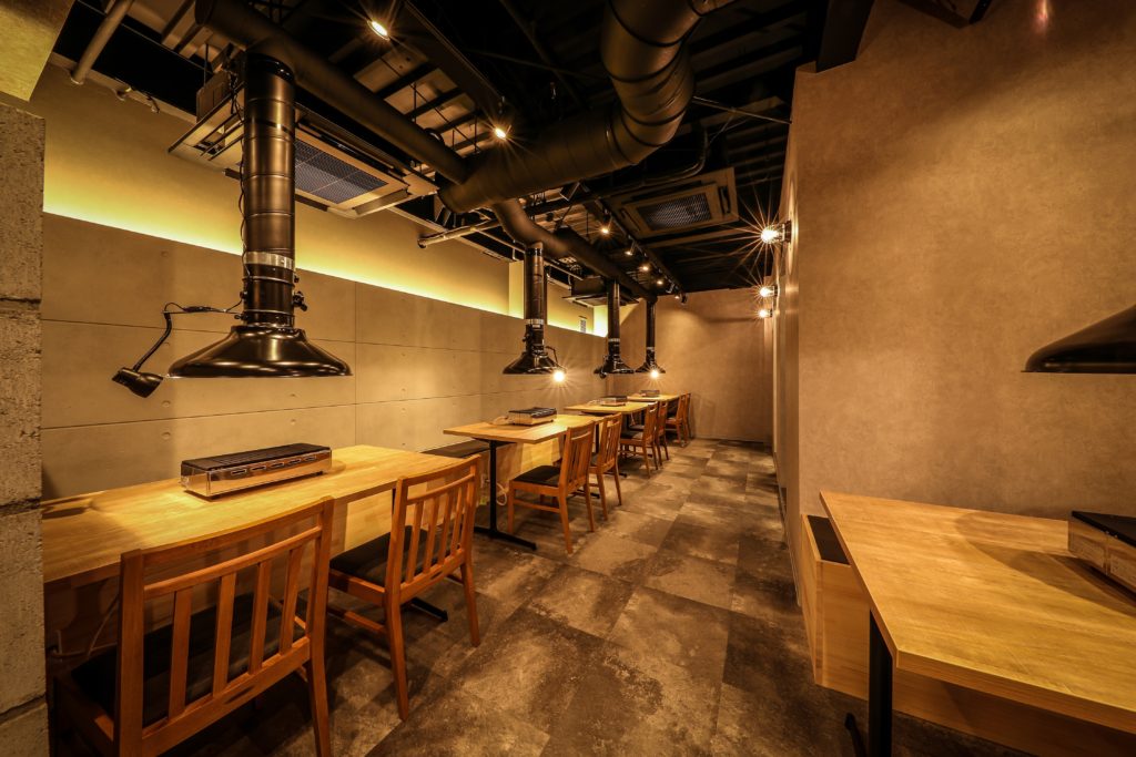 大阪府　焼肉店　新装工事