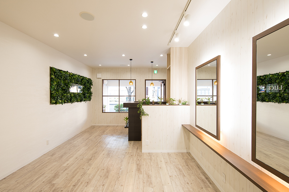 大阪府　美容院　新装工事