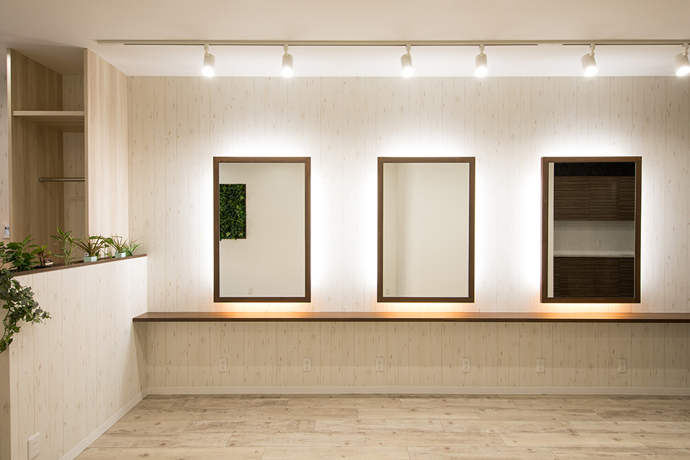 大阪府　美容院　新装工事