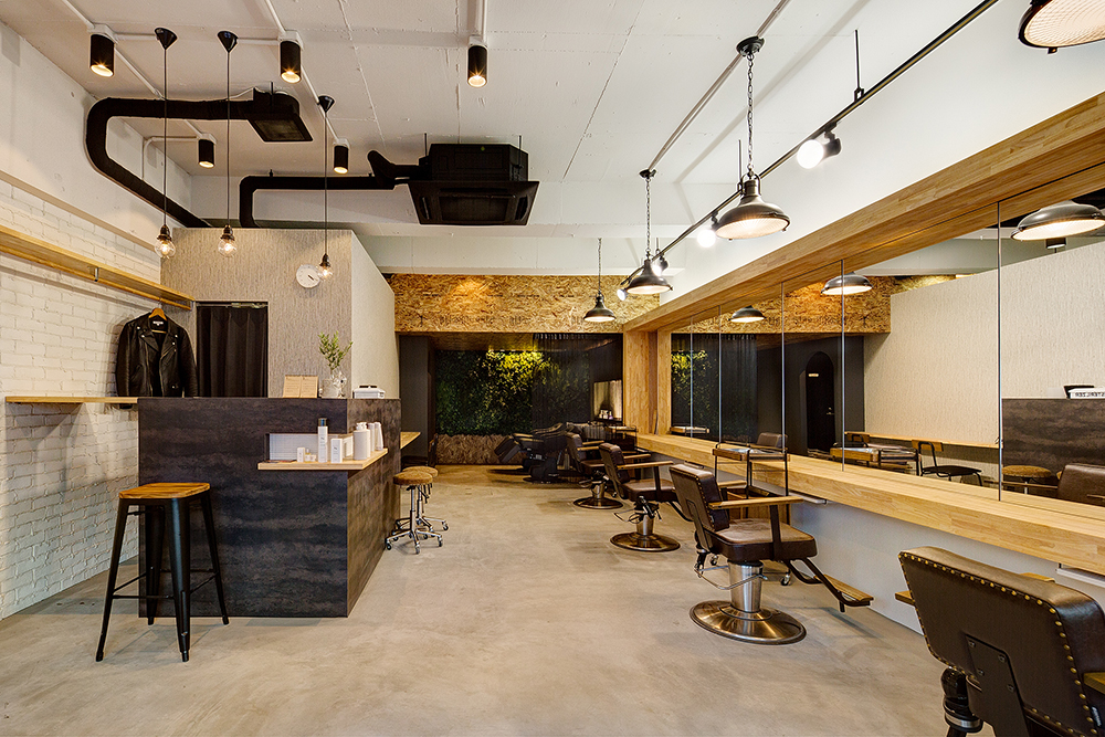 大阪府　美容院　新装工事